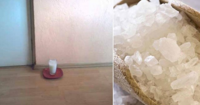 Оставете чаша вода със сол и оцет в дома си и вижте какви невероятни промени ще има само за 24 часа!