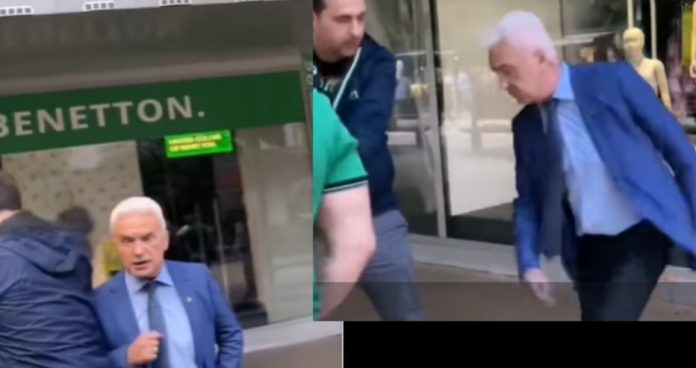 Волен Сидеров нападна мъж с тротинетка на „Витошка“ и заплаши журналист: Шамари искаш ВИДЕО