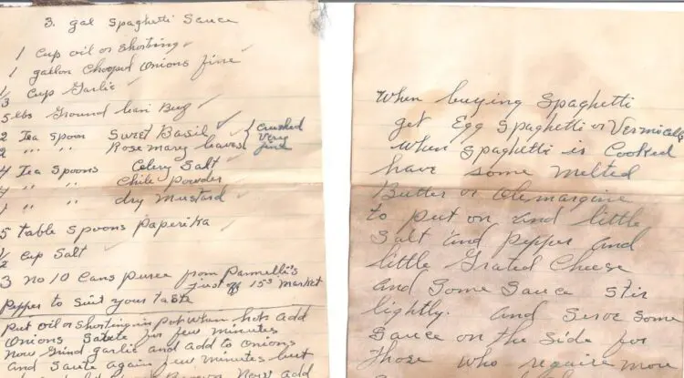 Мъж откри семейна рецепта от 1947 в стената на гаража си и тя се оказва най-вкусното нещо!