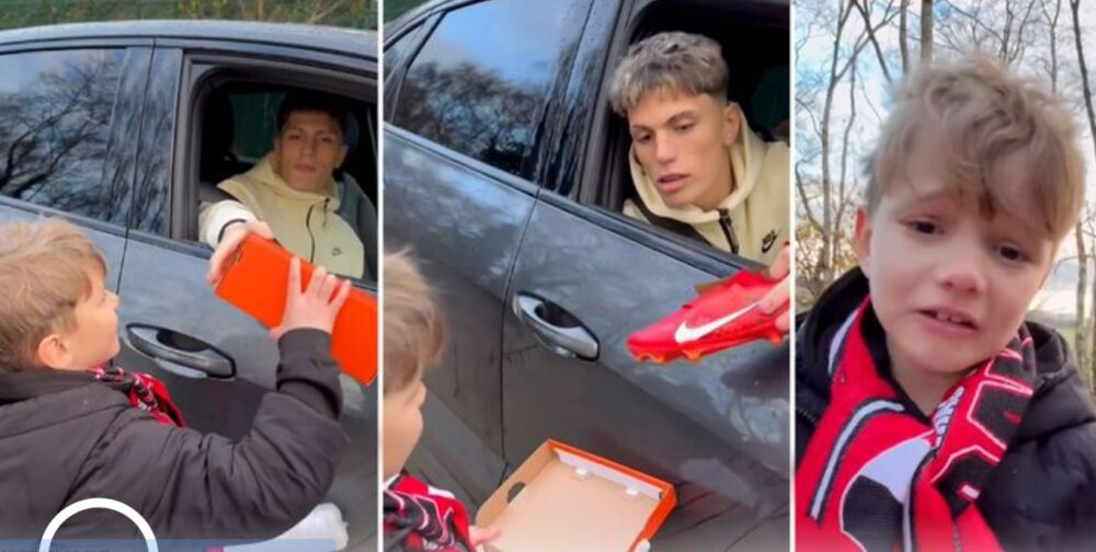 Алехандро Гарначо подари обувките си на свой фен