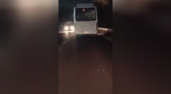 Нечувано нарушение – автобус с пътници кара без светлини в тъмното на Околовръстното на Пловдив