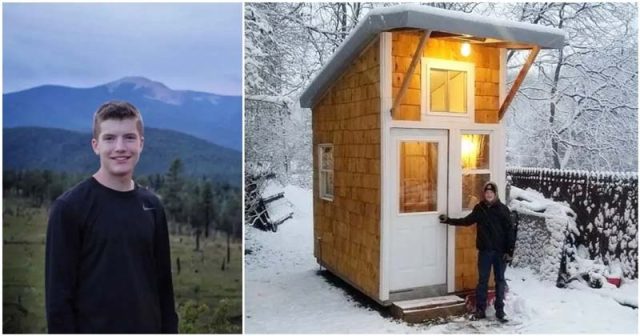 Всички се смееха на Люк, който си построи дом от едва 8 кв.м, но когато влязат вътре... (видео)