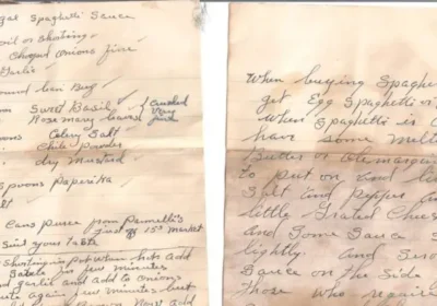Мъж откри семейна рецепта от 1947 в стената на гаража си и тя се оказва най-вкусното нещо!