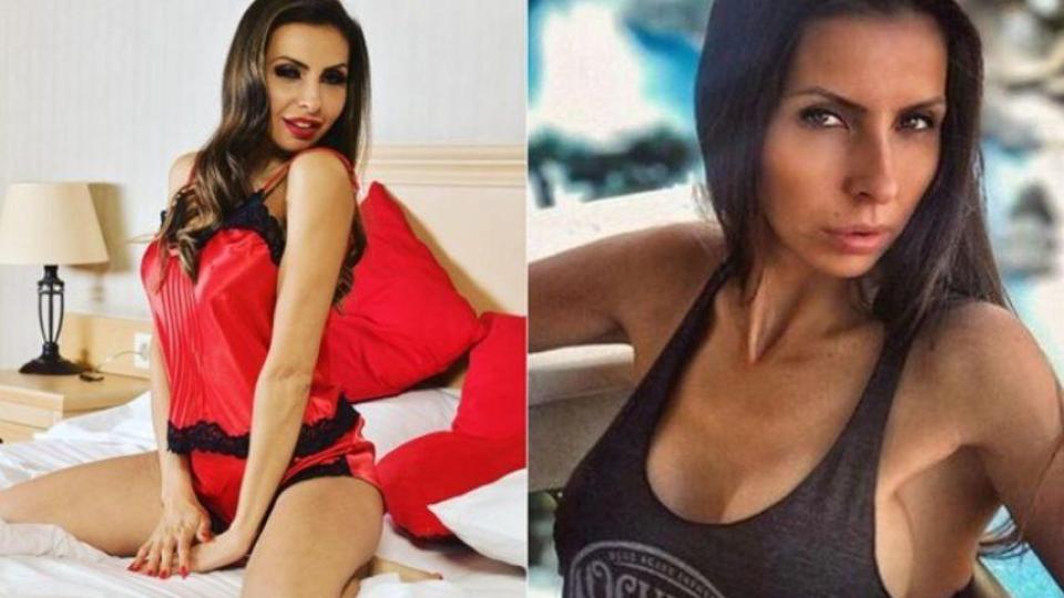 Диана Габровска си пие кафето полугола