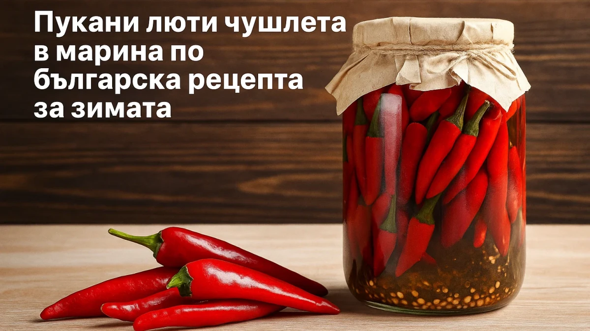 Пукани люти чушлета в марина – любими на хиляди българи