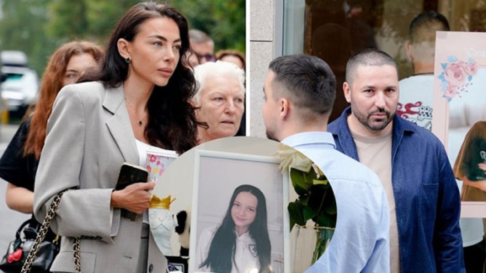 Майката на Сияна Попова се появи за първи път публично след трагедията