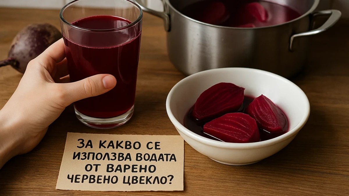 За какво се използва водата от варено червено цвекло?