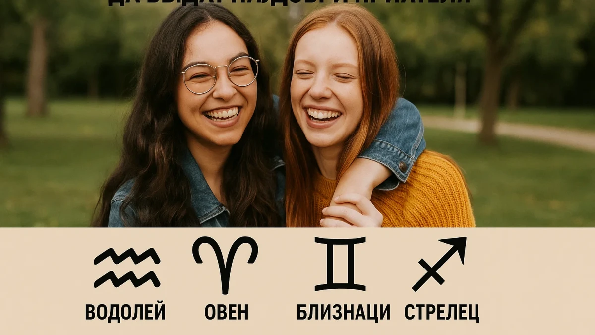Кои представители на зодиите са склонни да бъдат най-добри приятели