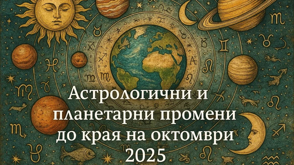 Астрологични и планетарни промени до края на октомври 2025: месец на илюзии, пробуждане и вътрешна трансформация