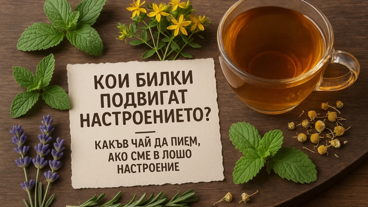 Билки, които повдигат настроението – какъв чай да пием, когато сме в лошо настроение