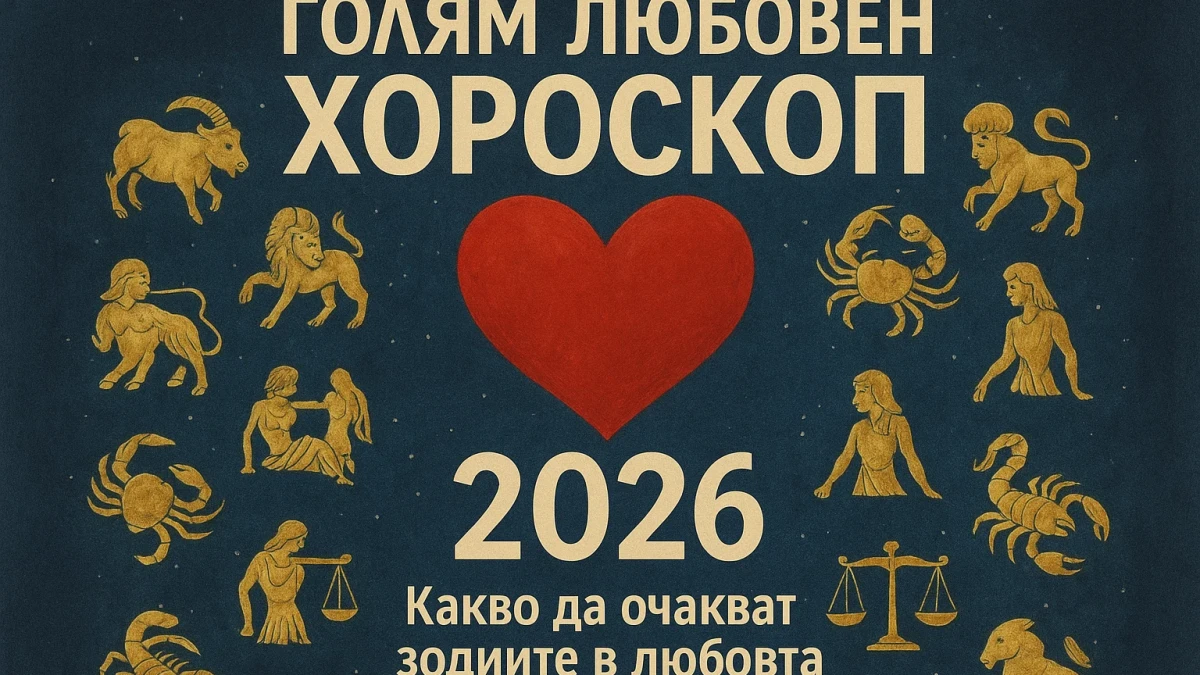 Голям любовен хороскоп за 2026 г. — какво да очакват зодиите