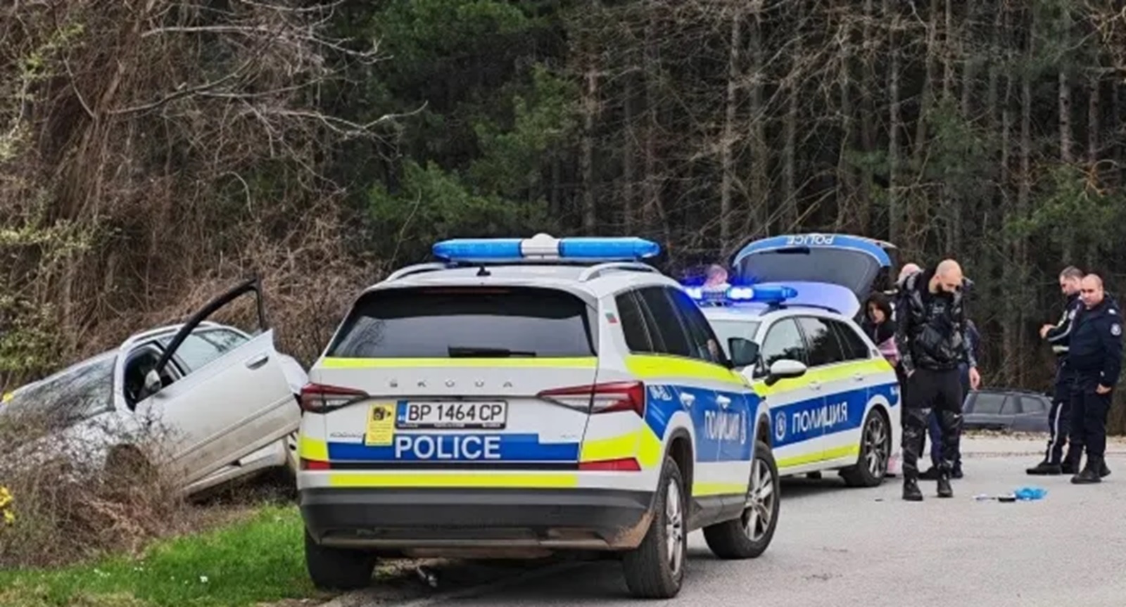 Жена катастрофира след полицейско преследване във Враца, шофирала с близо 200 км/ч