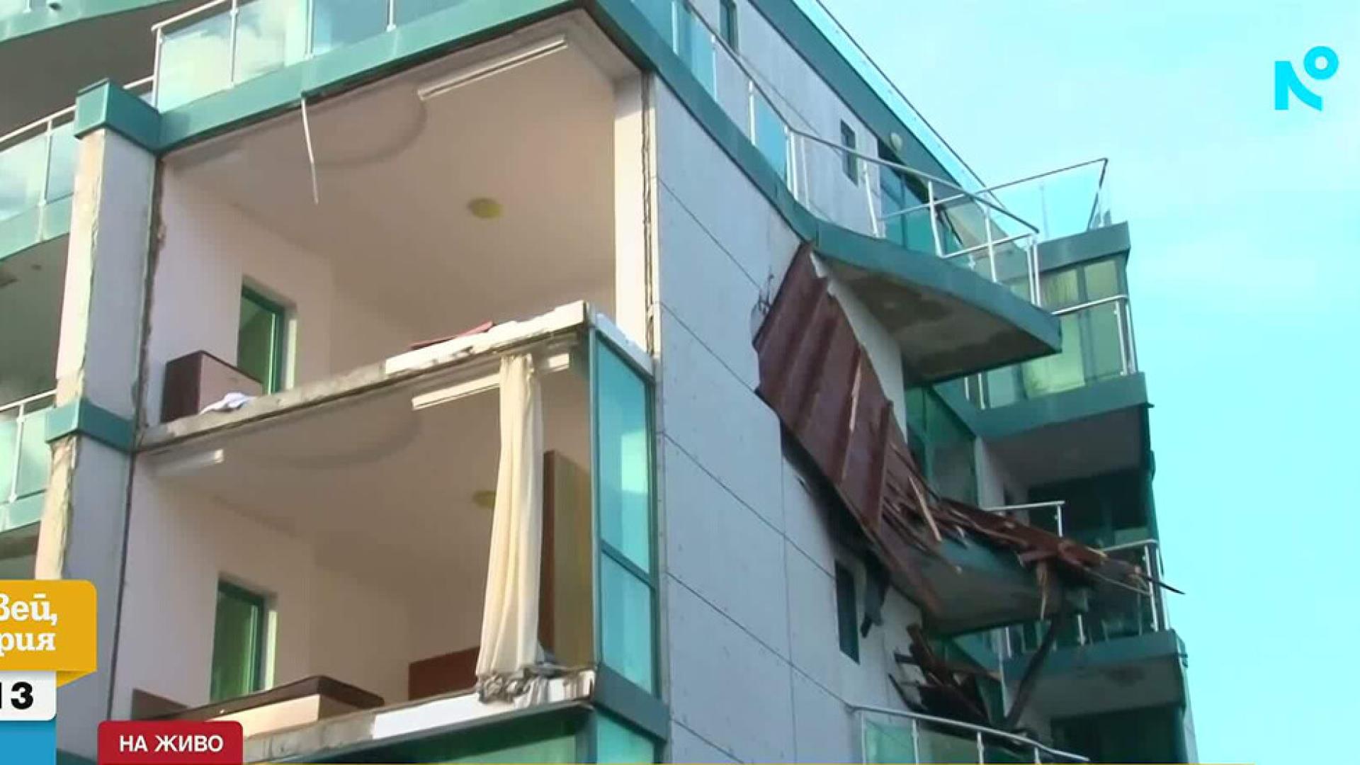 Ураганна буря нанесе сериозни щети в Приморско
