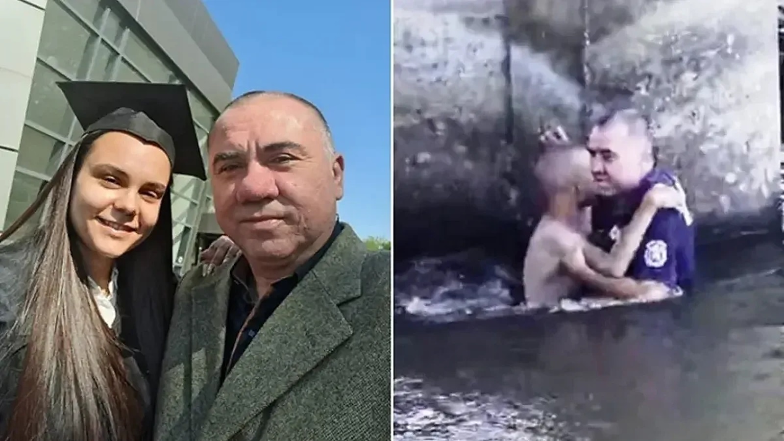 Дъщерята на полицая, спасил 14-годишно момче в Марица, трогна мрежата с емоционално видео