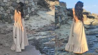 КАКВО ПО ДЯВОЛИТЕ?! След пижамите: Мис България цъфна облечена в чувал на плажа! (СНИМКИ)